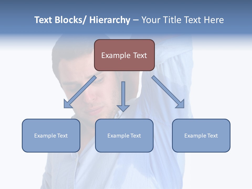 Humor Hyperhidrosis People PowerPoint Template
