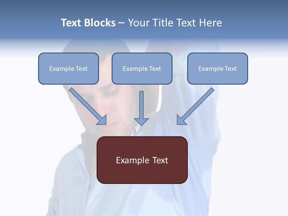 Humor Hyperhidrosis People PowerPoint Template