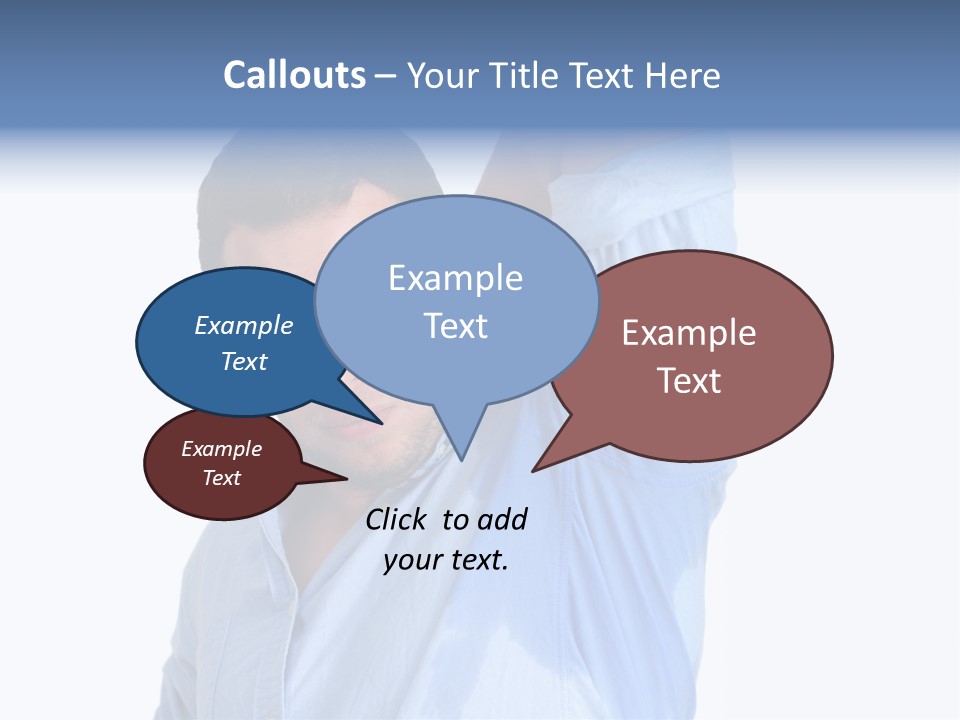 Humor Hyperhidrosis People PowerPoint Template