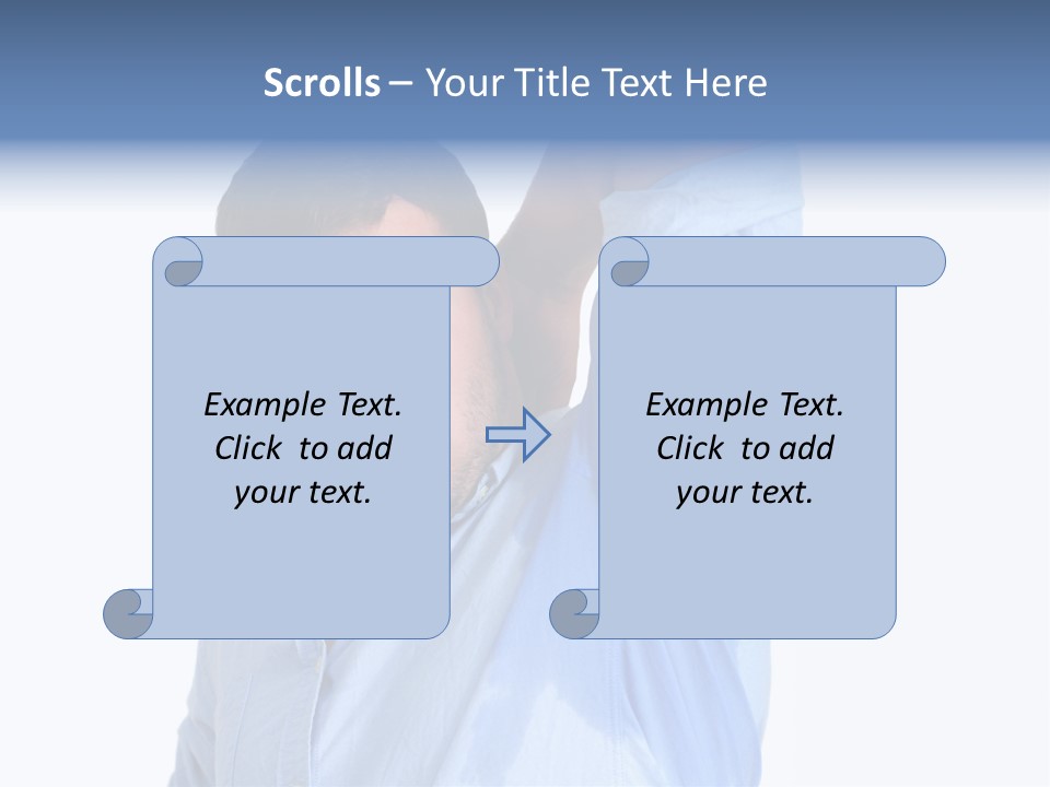Humor Hyperhidrosis People PowerPoint Template