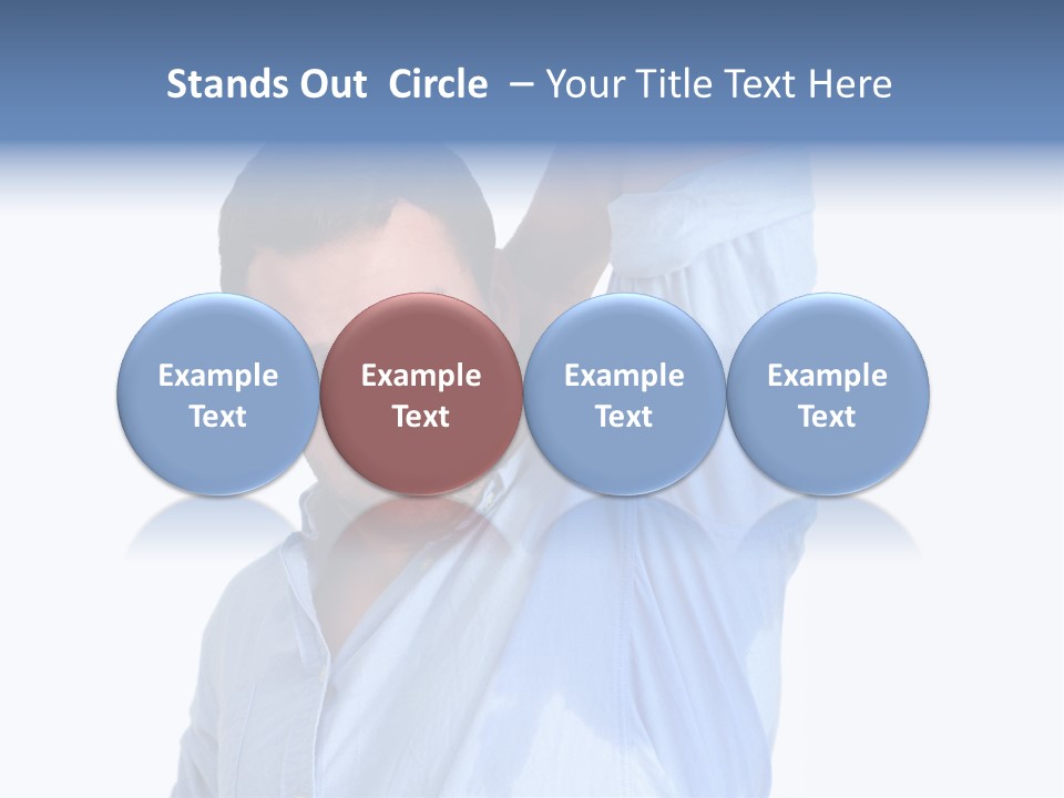 Humor Hyperhidrosis People PowerPoint Template