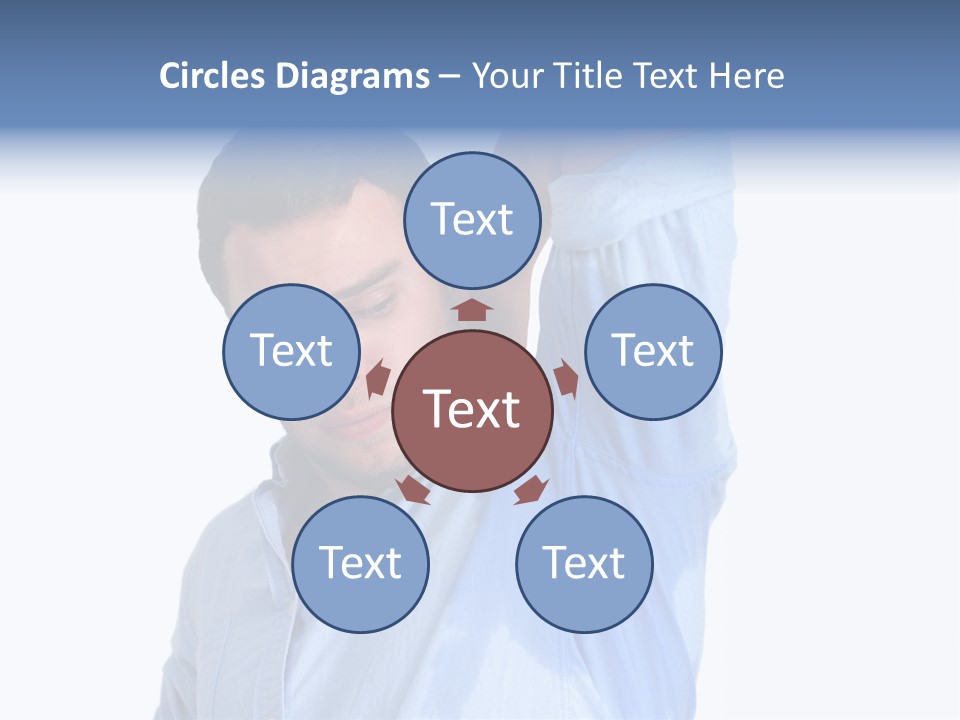 Humor Hyperhidrosis People PowerPoint Template