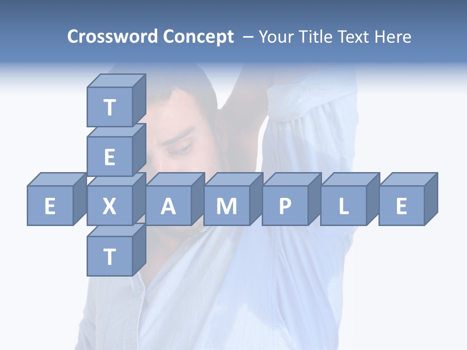 Humor Hyperhidrosis People PowerPoint Template