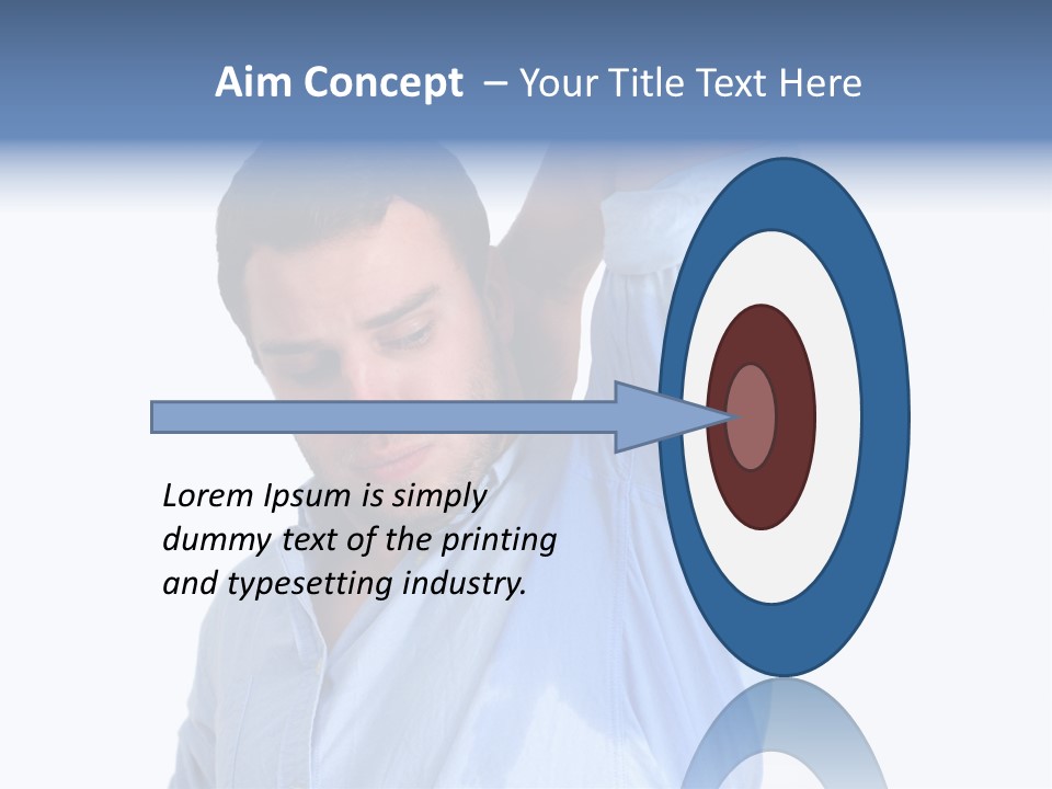 Humor Hyperhidrosis People PowerPoint Template