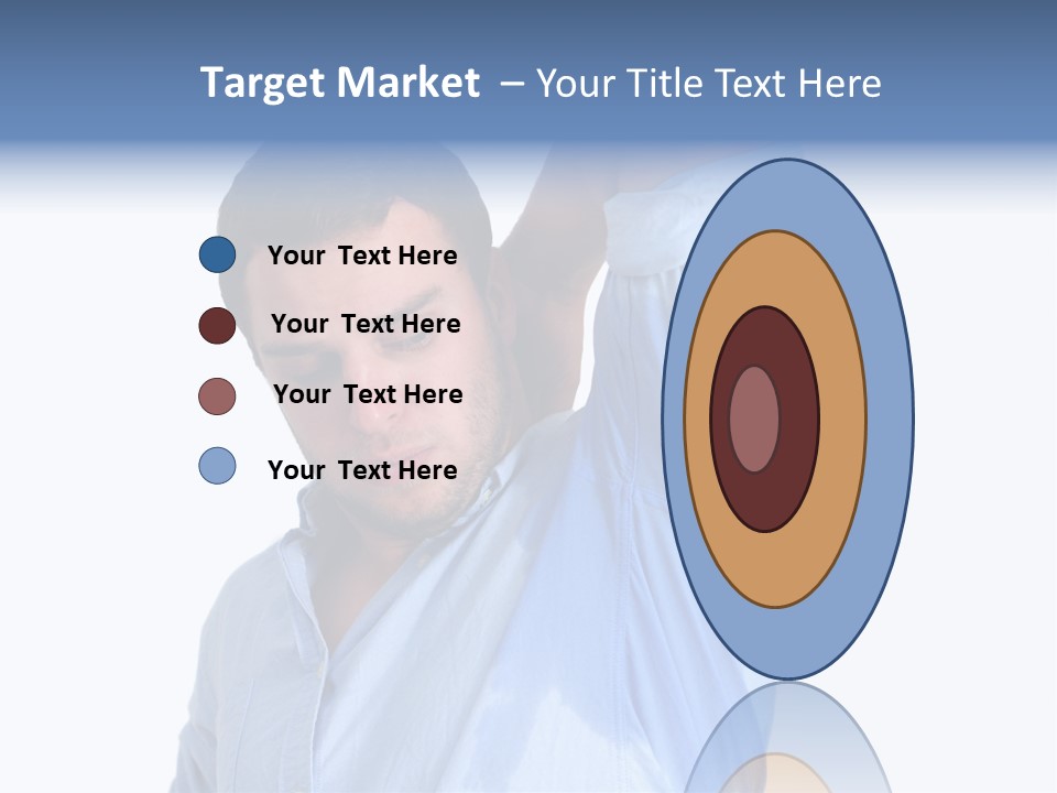 Humor Hyperhidrosis People PowerPoint Template