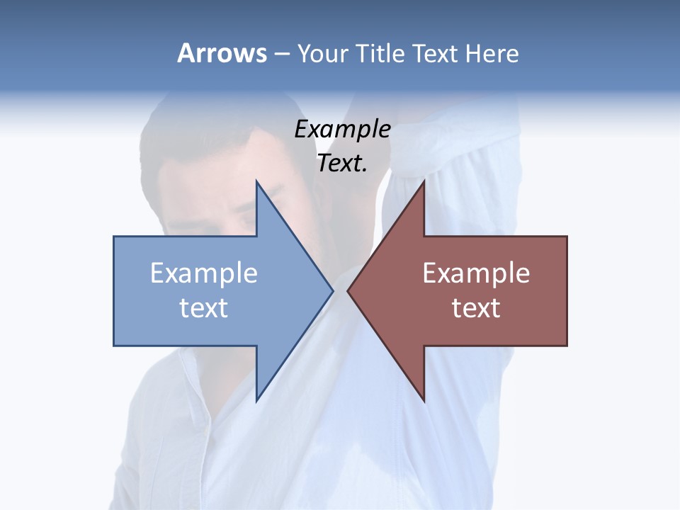 Humor Hyperhidrosis People PowerPoint Template