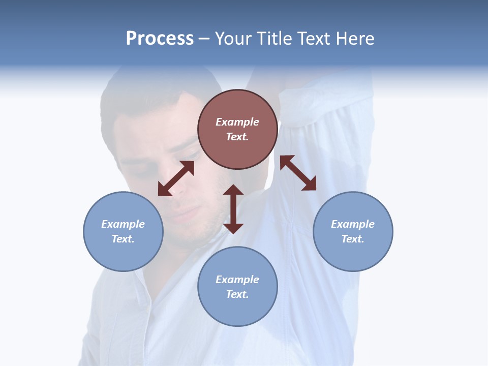 Humor Hyperhidrosis People PowerPoint Template