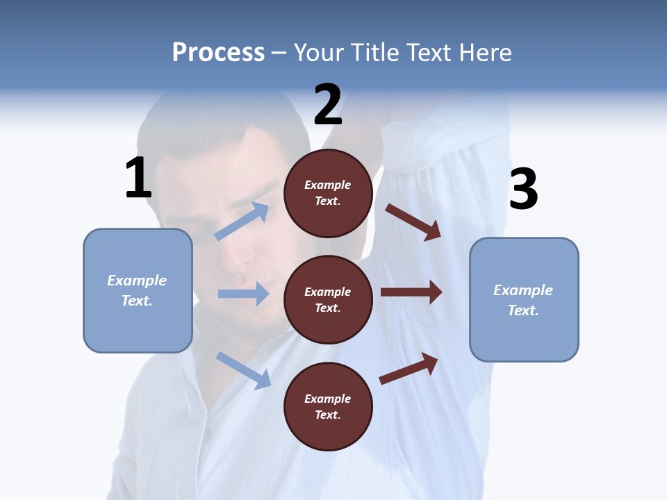 Humor Hyperhidrosis People PowerPoint Template