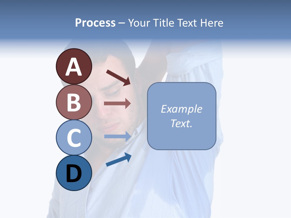 Humor Hyperhidrosis People PowerPoint Template