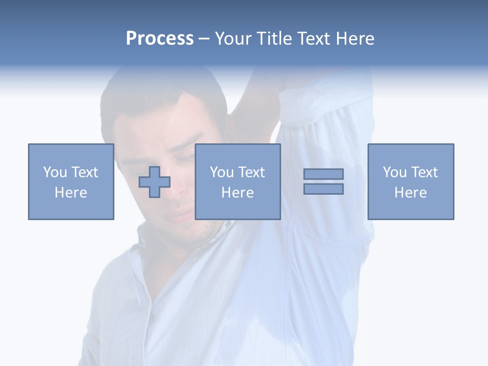Humor Hyperhidrosis People PowerPoint Template