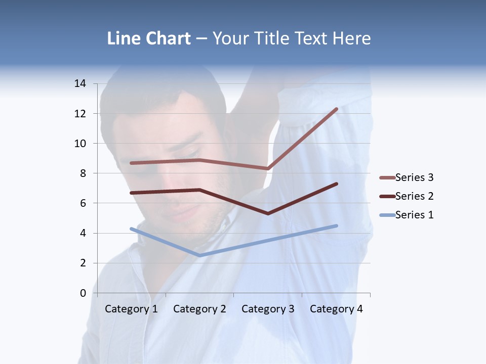 Humor Hyperhidrosis People PowerPoint Template