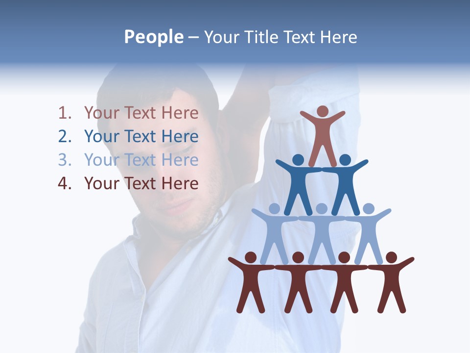 Humor Hyperhidrosis People PowerPoint Template