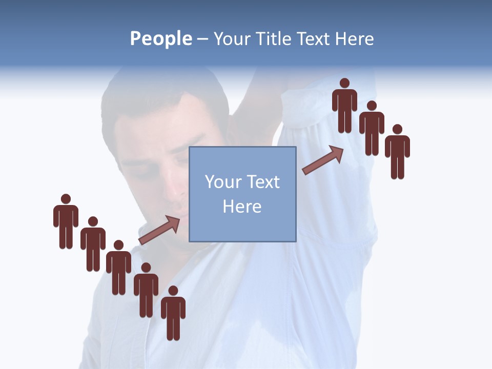 Humor Hyperhidrosis People PowerPoint Template