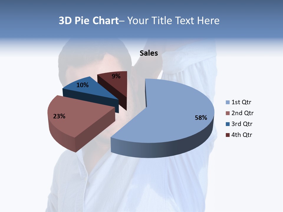 Humor Hyperhidrosis People PowerPoint Template