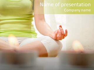 Young Hinduism Yoga PowerPoint Template