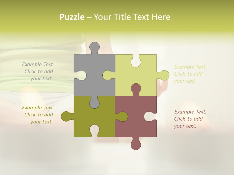 Young Hinduism Yoga PowerPoint Template