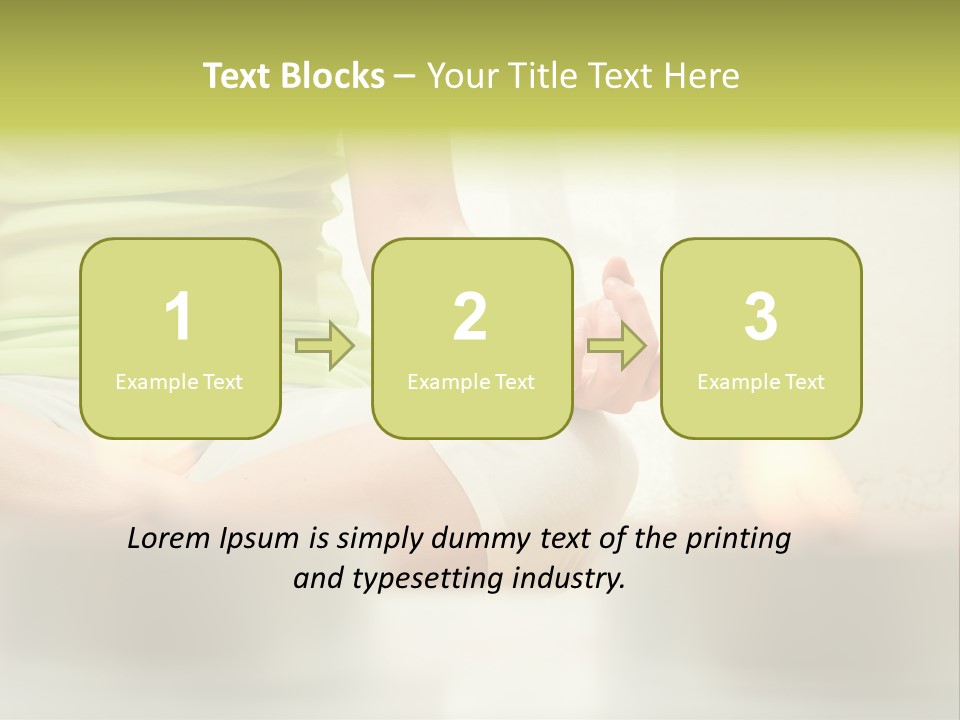 Young Hinduism Yoga PowerPoint Template