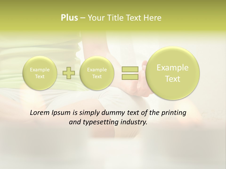 Young Hinduism Yoga PowerPoint Template