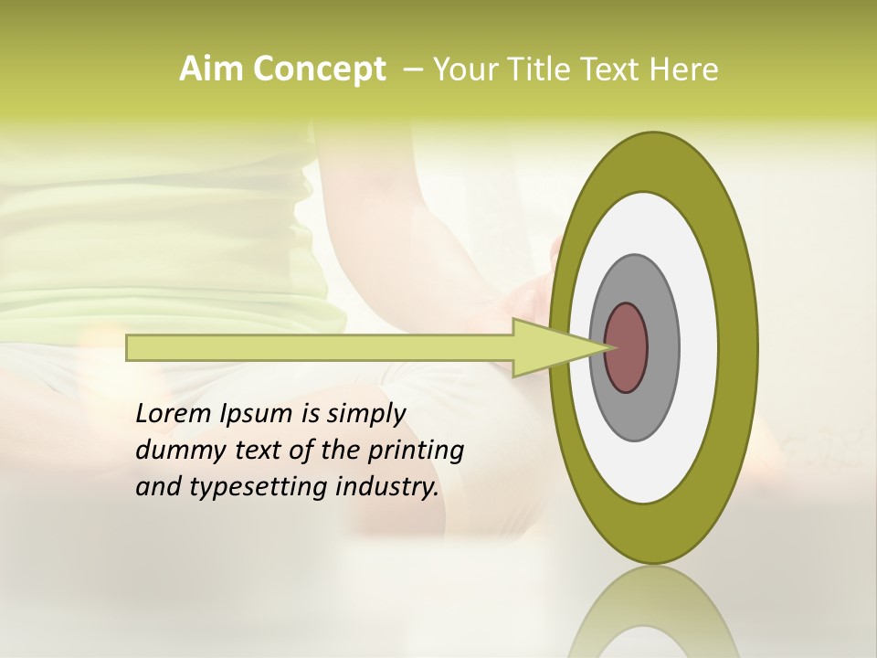 Young Hinduism Yoga PowerPoint Template