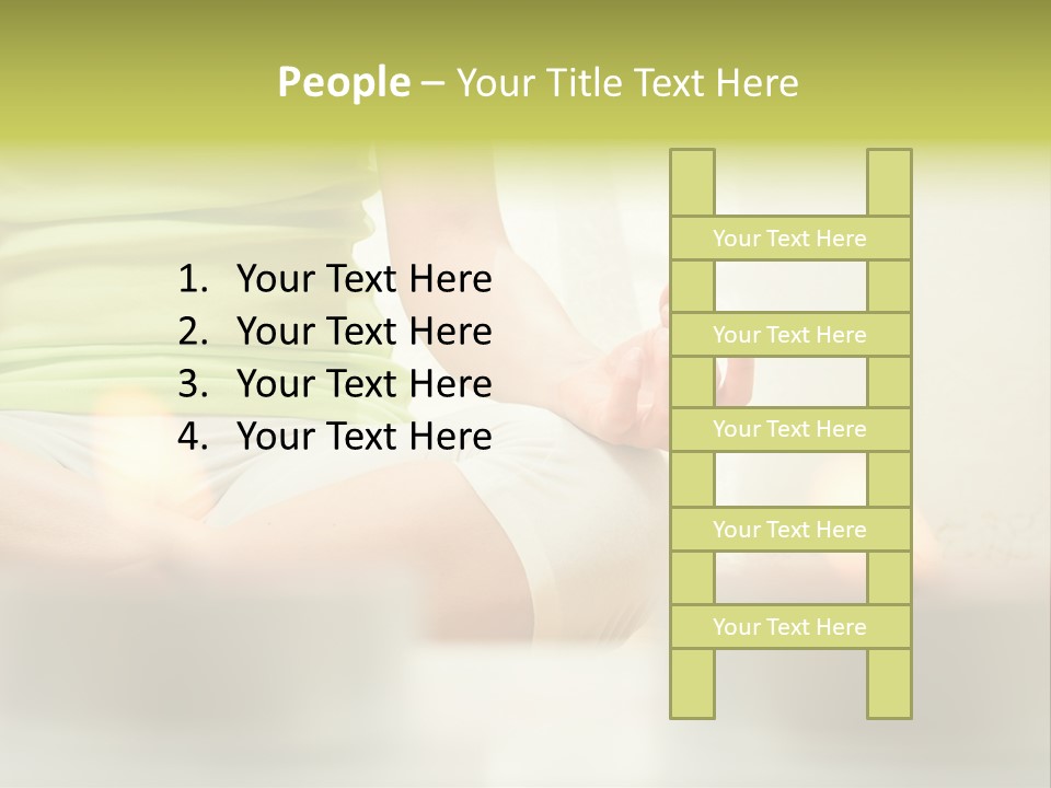 Young Hinduism Yoga PowerPoint Template