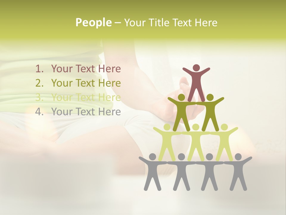 Young Hinduism Yoga PowerPoint Template