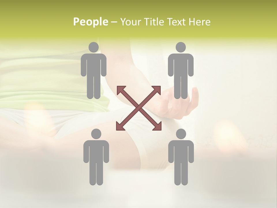 Young Hinduism Yoga PowerPoint Template