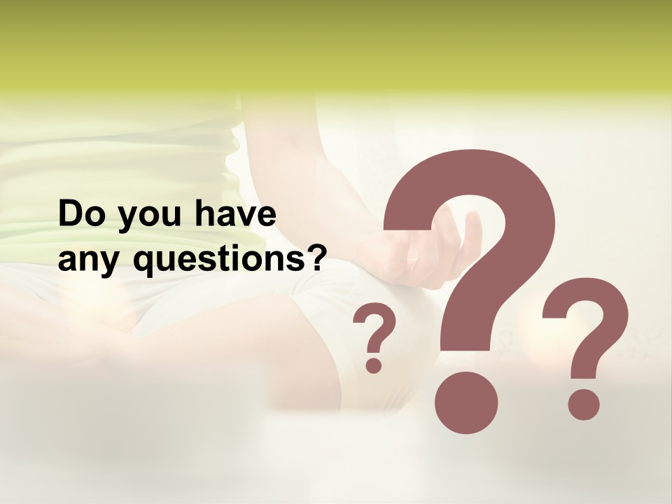 Young Hinduism Yoga PowerPoint Template