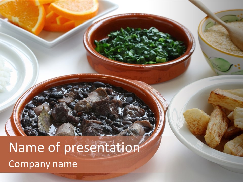 Gourmet Beans Green PowerPoint Template