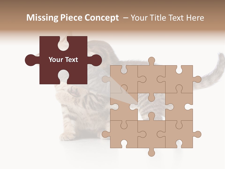 British Toddler Whiskers PowerPoint Template