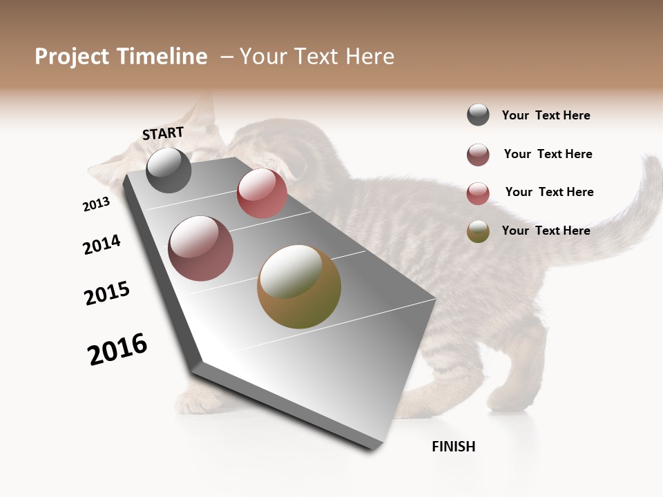 British Toddler Whiskers PowerPoint Template