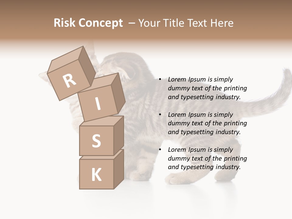 British Toddler Whiskers PowerPoint Template