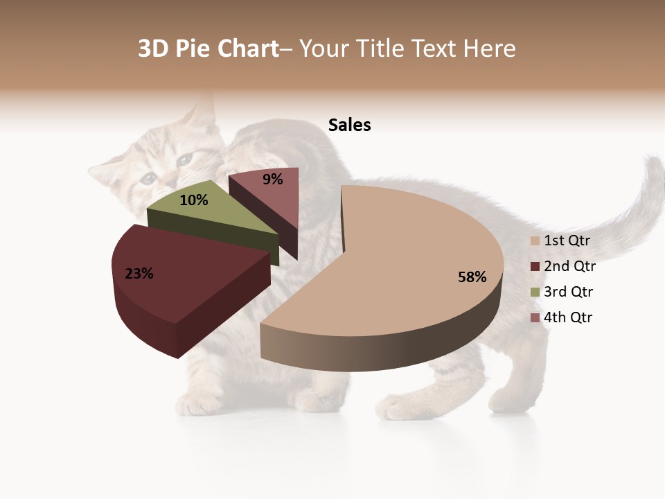 British Toddler Whiskers PowerPoint Template