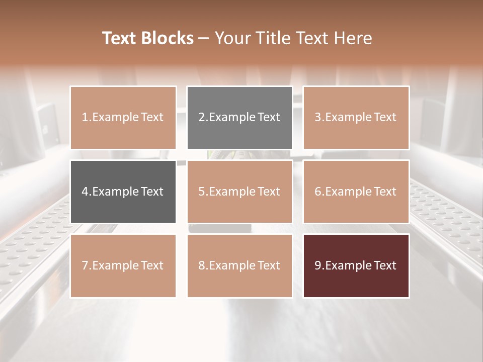 Leisure Action Machine PowerPoint Template