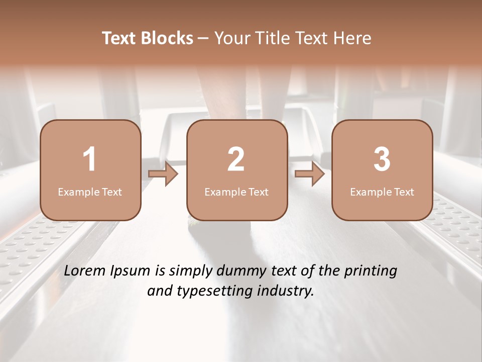 Leisure Action Machine PowerPoint Template