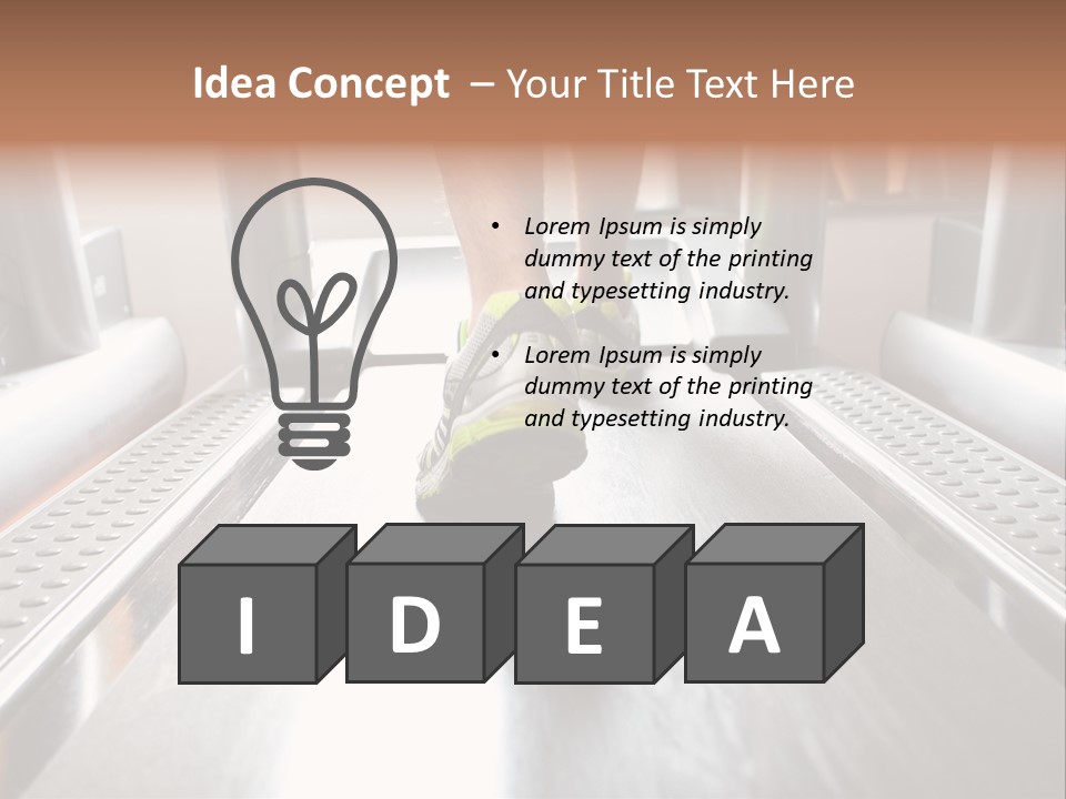 Leisure Action Machine PowerPoint Template