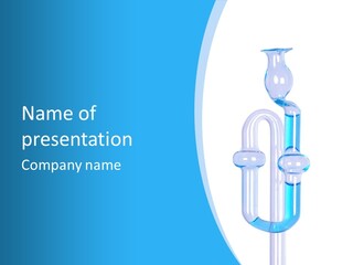 Temperature Working Tube PowerPoint Template