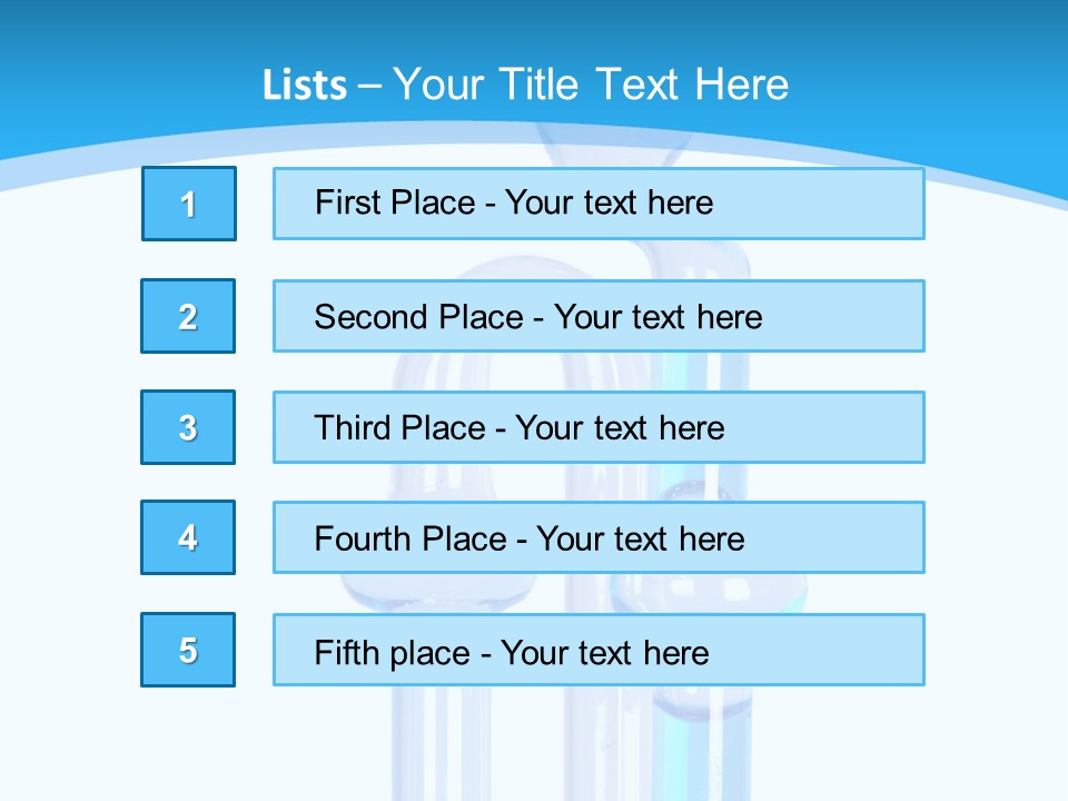 Temperature Working Tube PowerPoint Template