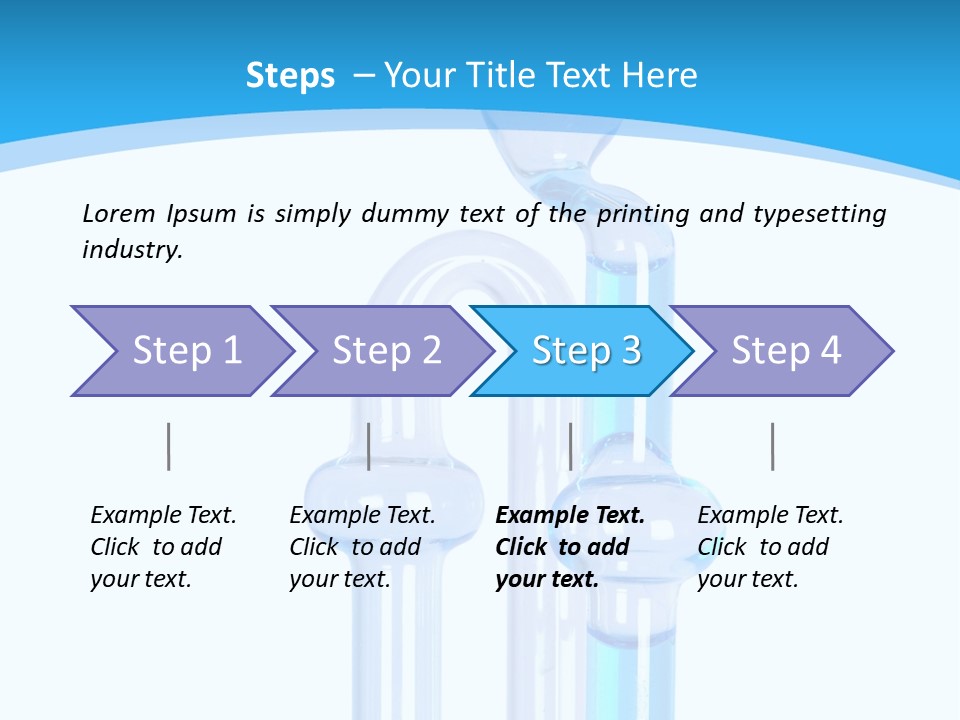 Temperature Working Tube PowerPoint Template