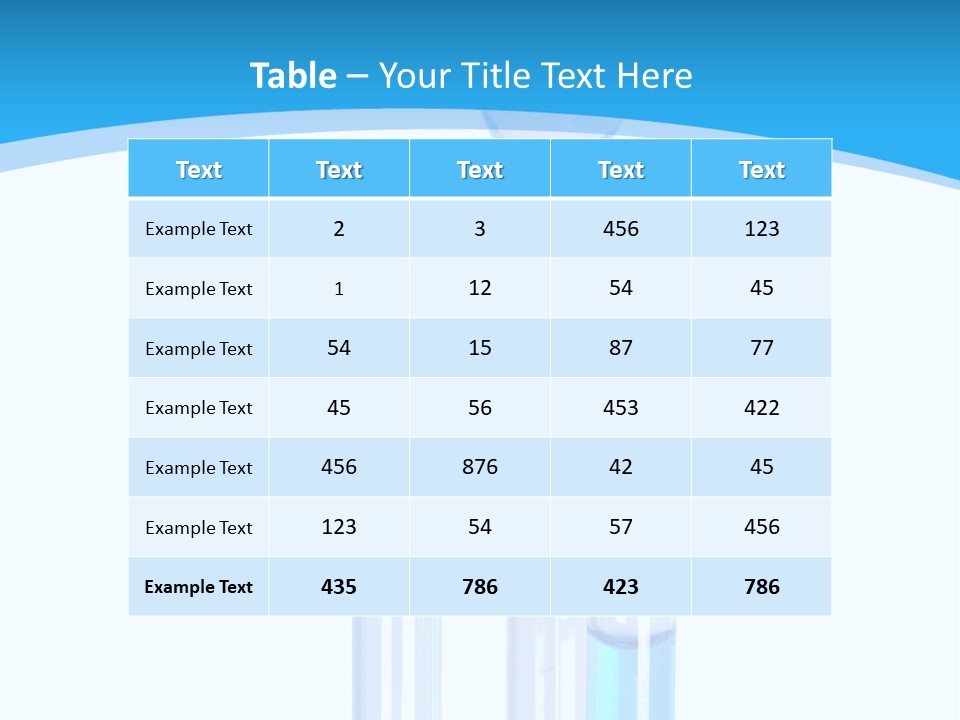 Temperature Working Tube PowerPoint Template