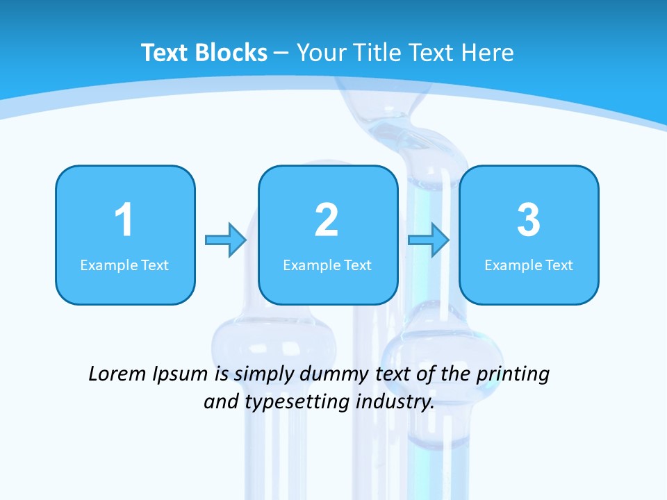 Temperature Working Tube PowerPoint Template