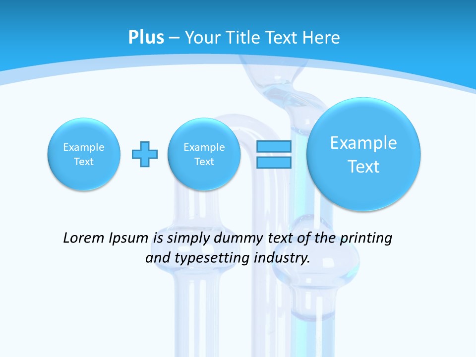 Temperature Working Tube PowerPoint Template