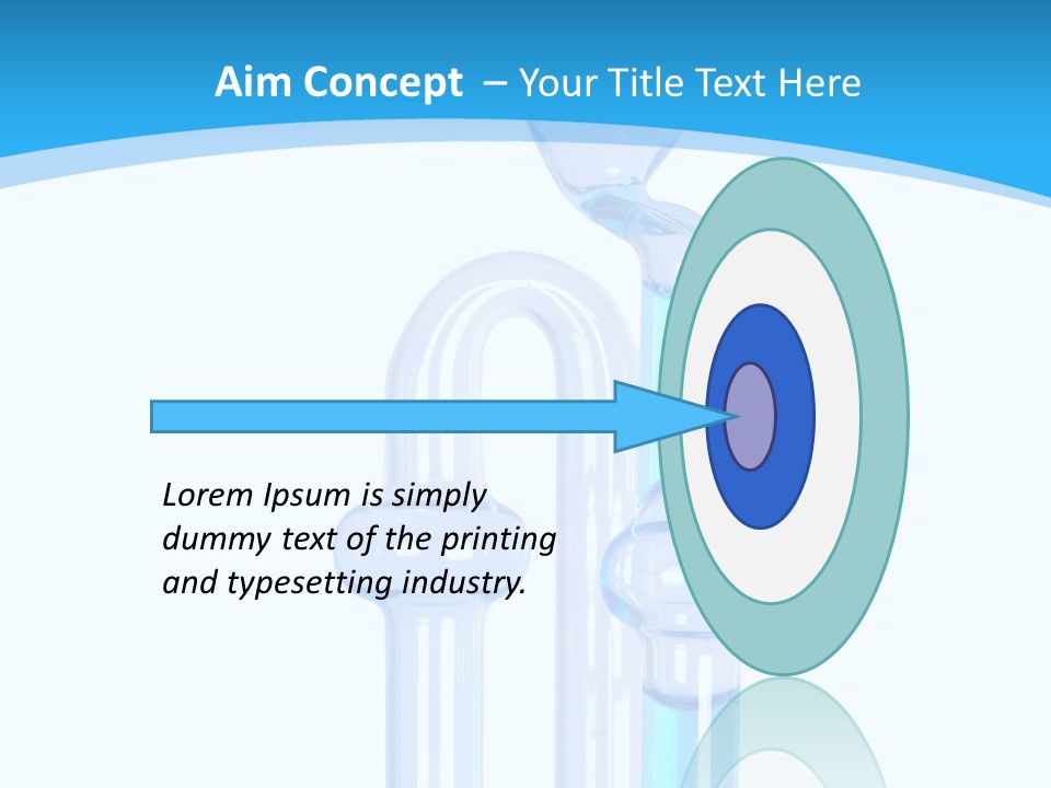 Temperature Working Tube PowerPoint Template