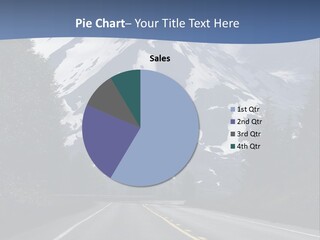 Acvtive Volcano Pacific Ring Of Fire Road PowerPoint Template