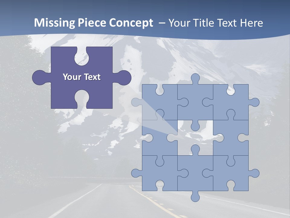 Acvtive Volcano Pacific Ring Of Fire Road PowerPoint Template