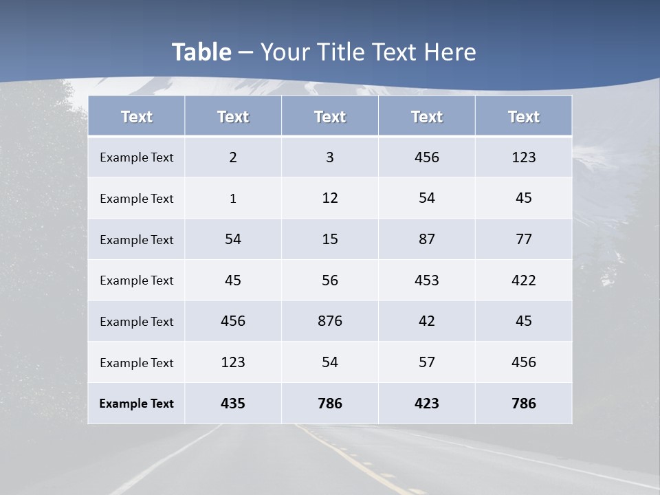 Acvtive Volcano Pacific Ring Of Fire Road PowerPoint Template