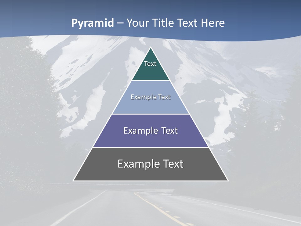Acvtive Volcano Pacific Ring Of Fire Road PowerPoint Template