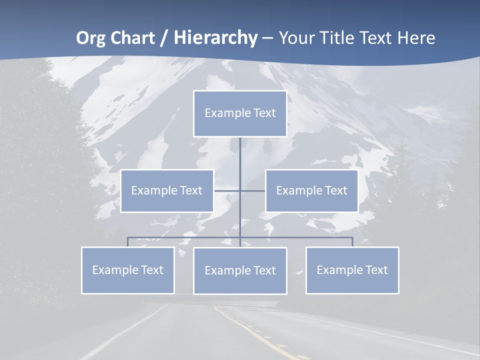 Acvtive Volcano Pacific Ring Of Fire Road PowerPoint Template