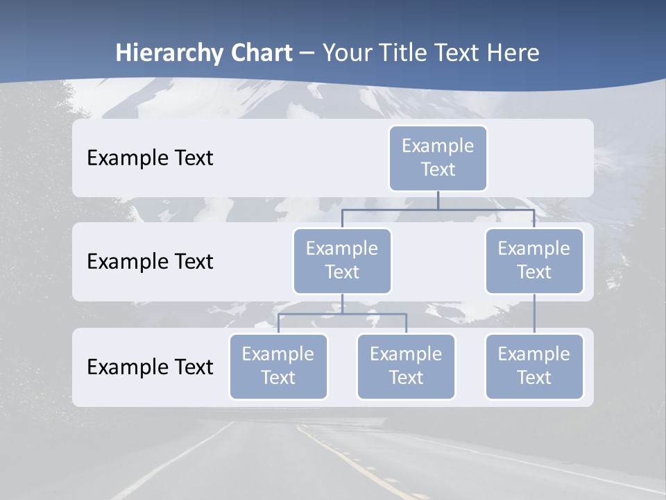 Acvtive Volcano Pacific Ring Of Fire Road PowerPoint Template