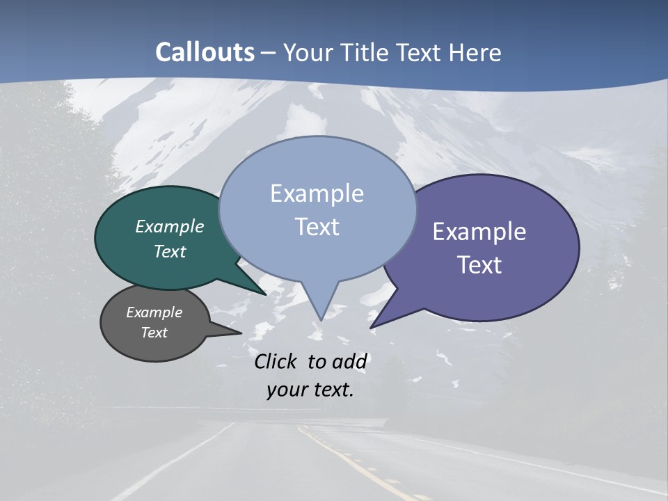 Acvtive Volcano Pacific Ring Of Fire Road PowerPoint Template