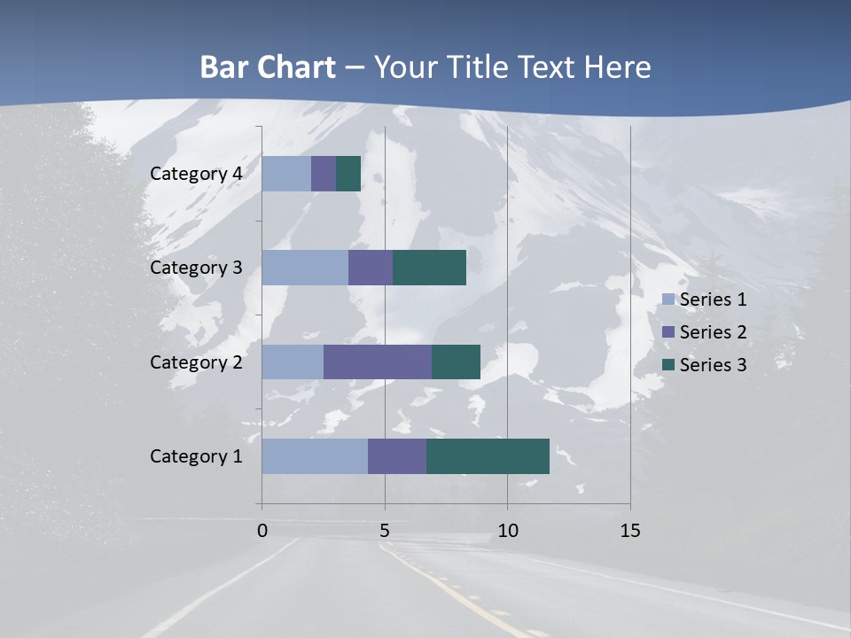 Acvtive Volcano Pacific Ring Of Fire Road PowerPoint Template